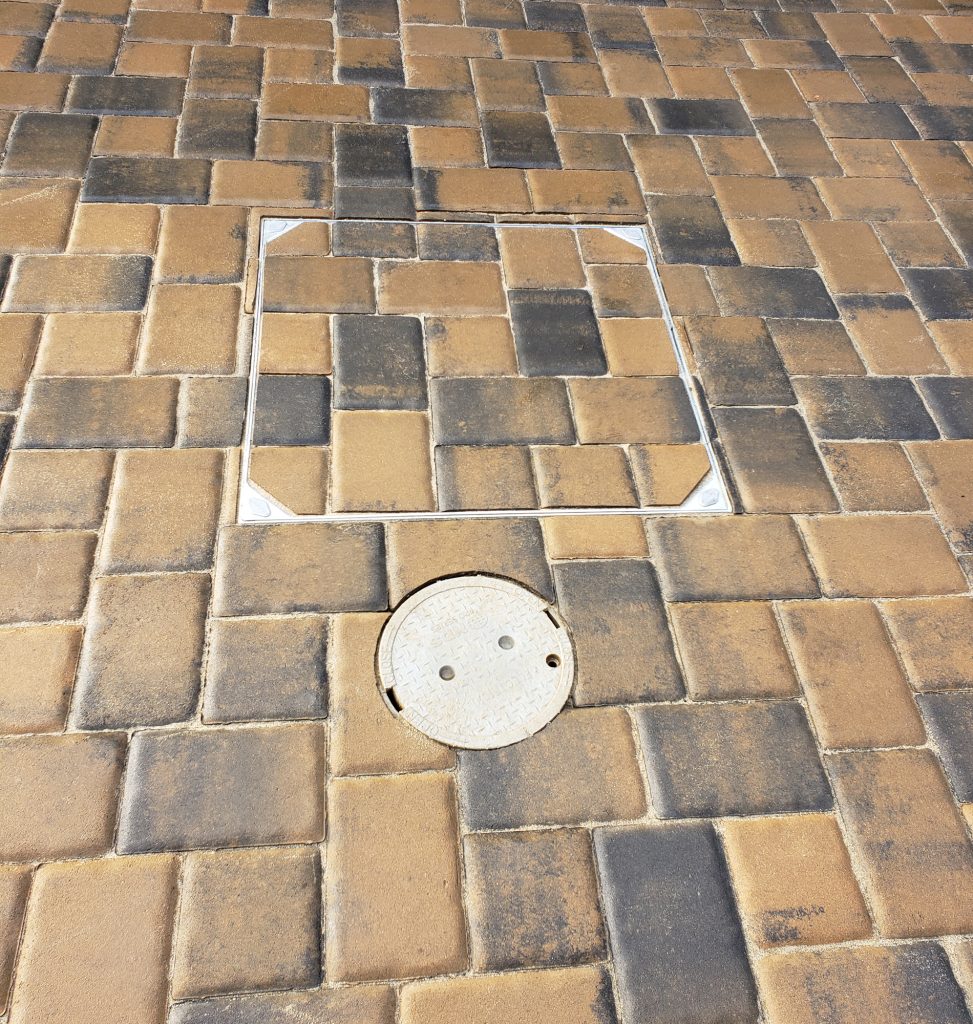 Creative solutions for unsightly access covers.