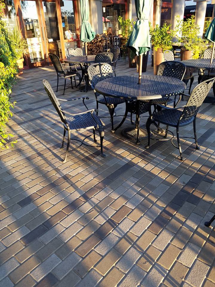 A stone paver project in Corte Madera by The Legacy Paver Group.