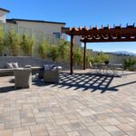 A beautiful patio with stone pavers by the Legacy Paver Group in Santa Rosa.